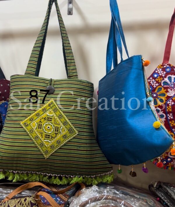 Handmade Embroidered Baho Tote Bags
