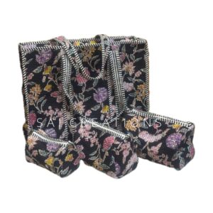 COTTON PRINTED TOTES AND SLINGS