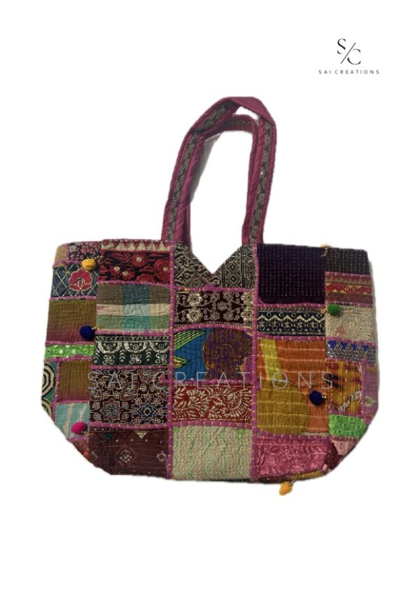 HANDMADE EMBROIDERED BOHO TOTE BAGS