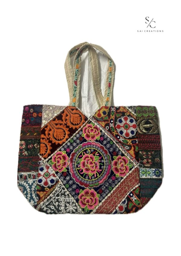 HANDMADE EMBROIDERED BOHO TOTE BAGS