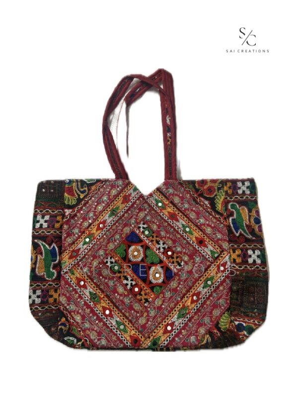 HANDMADE EMBROIDERED BOHO TOTE BAGS