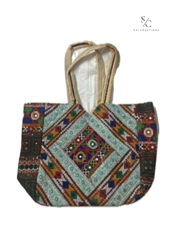 HANDMADE EMBROIDERED BOHO TOTE BAGS