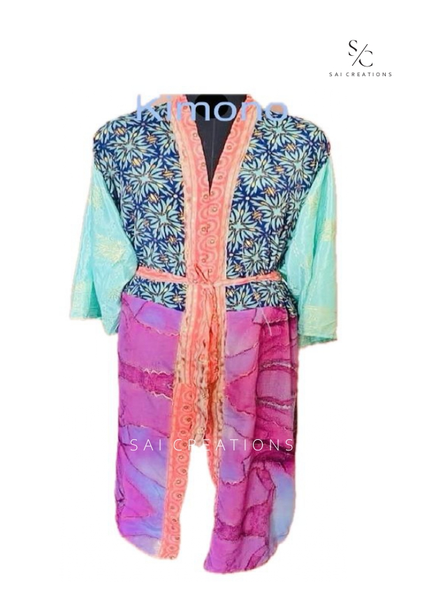 SILK SARI KIMONOS & DUSTARS