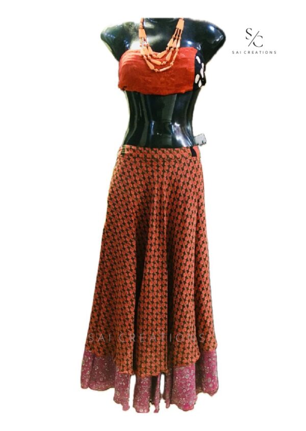 VINTAGE SILK SARI WRAP SKIRTS