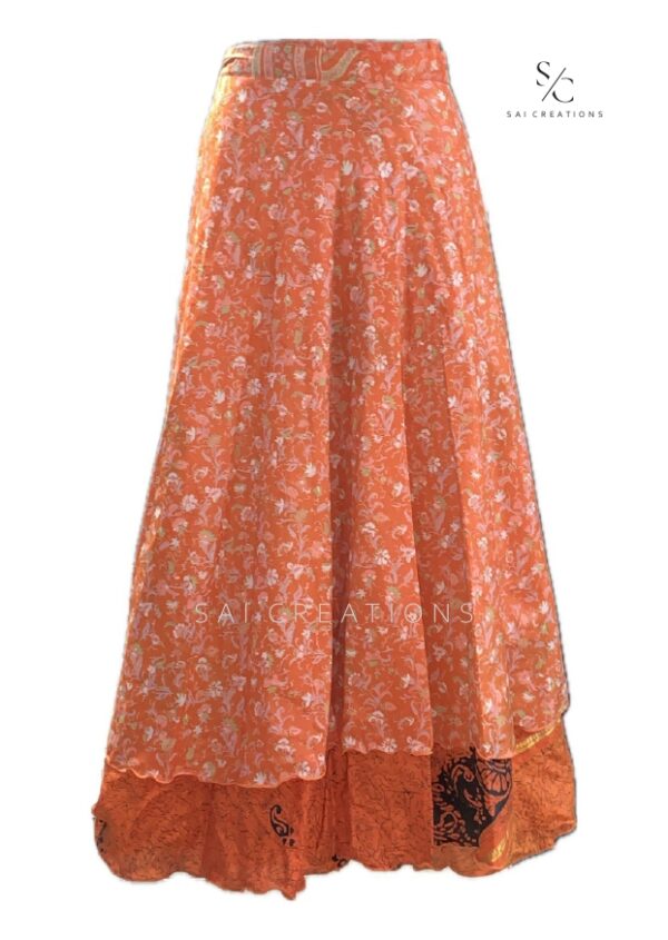 VINTAGE SILK SARI WRAP SKIRTS