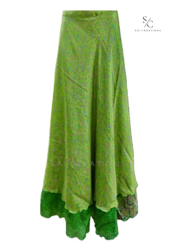 VINTAGE SILK SARI WRAP SKIRTS