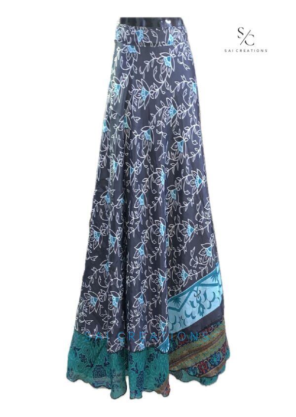 VINTAGE SILK SARI WRAP SKIRTS