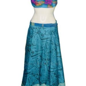 VINTAGE SILK SARI WRAP SKIRTS