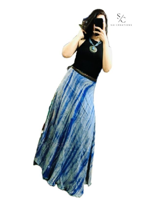 VINTAGE SILK SARI WRAP SKIRTS
