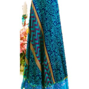 VINTAGE SILK SARI WRAP SKIRTS