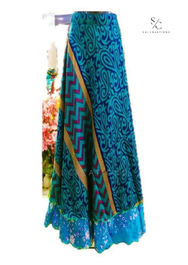 VINTAGE SILK SARI WRAP SKIRTS