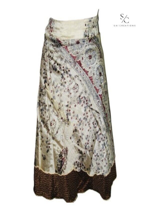 VINTAGE SILK SARI WRAP SKIRTS