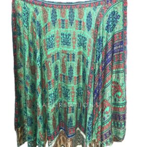 VINTAGE SILK SARI WRAP SKIRTS