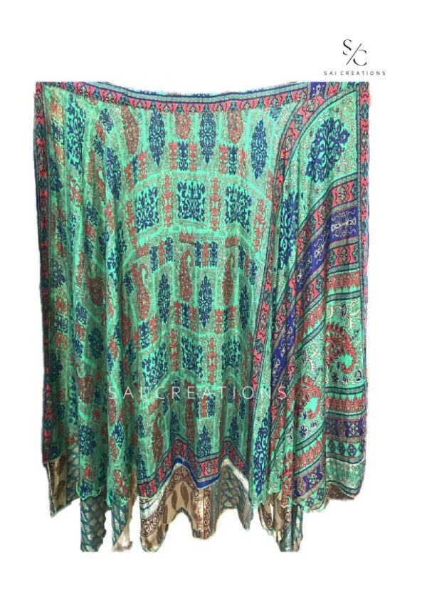 VINTAGE SILK SARI WRAP SKIRTS