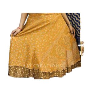 VINTAGE SILK SARI WRAP SKIRTS