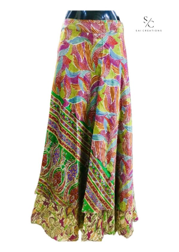 VINTAGE SILK SARI WRAP SKIRTS