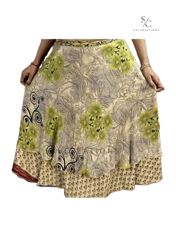 VINTAGE SILK SARI WRAP SKIRTS